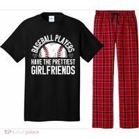funny Baseball players have the prettiest girlfriends Pajama Set thumb 0