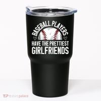 funny Baseball players have the prettiest girlfriends Tumbler thumb 0