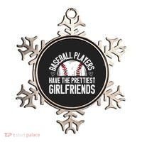 funny Baseball players have the prettiest girlfriends Ornament thumb 0