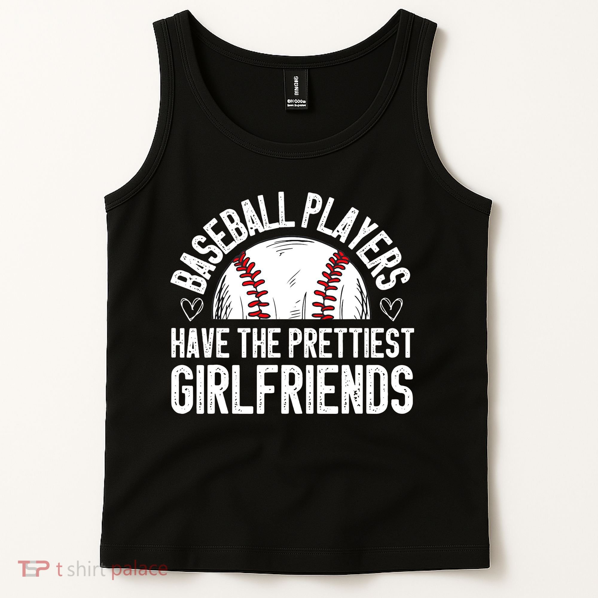 funny Baseball players have the prettiest girlfriends Tank Top