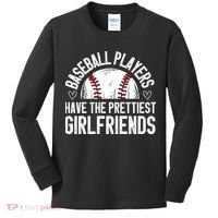 funny Baseball players have the prettiest girlfriends Kids Long Sleeve Shirt thumb 0
