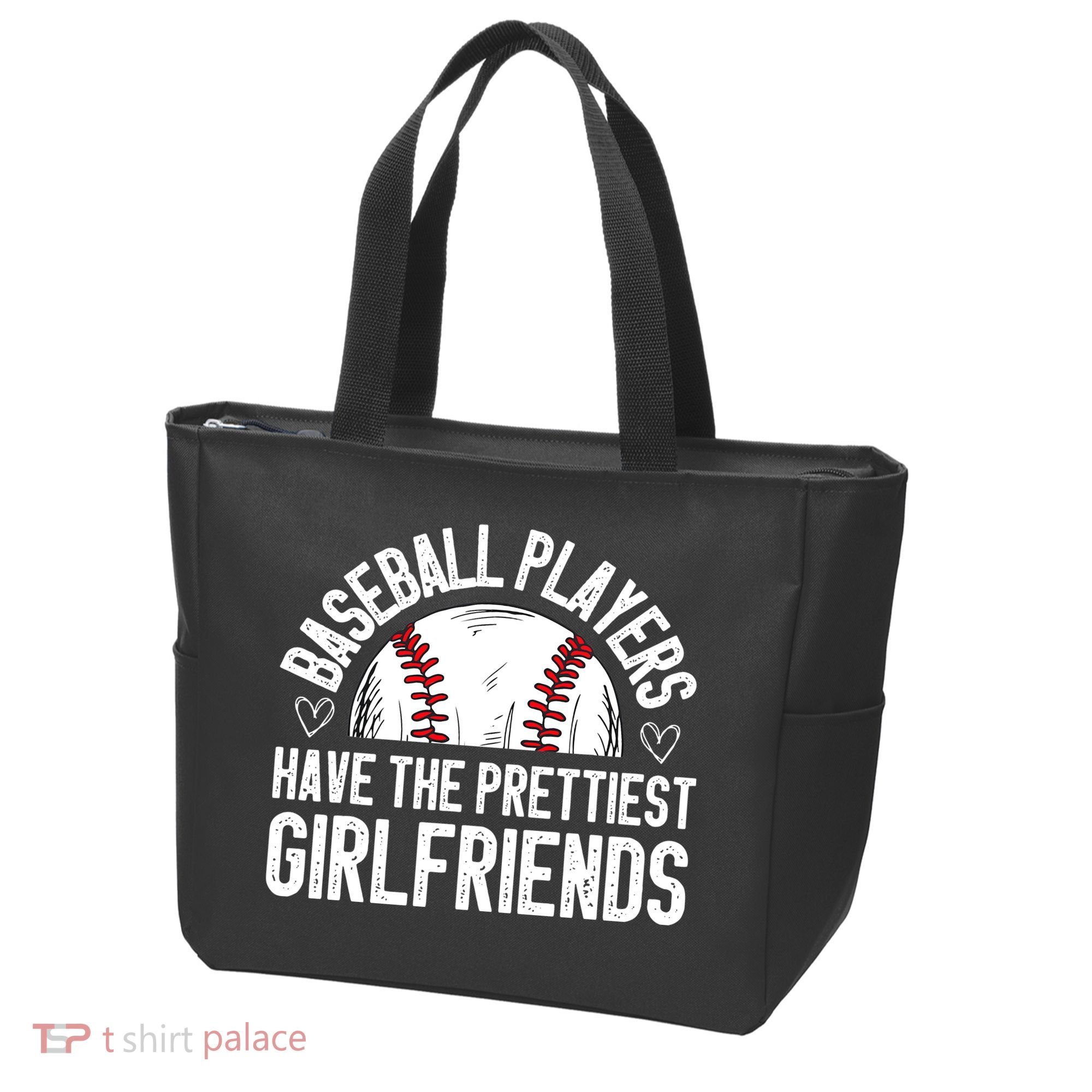 funny Baseball players have the prettiest girlfriends Tote Bag