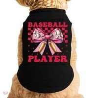 Favorite Baseball Player Calls Me Mom Mothers Day Coquette Doggie Tank thumb 0