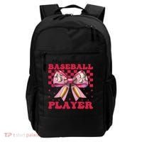 Favorite Baseball Player Calls Me Mom Mothers Day Coquette Backpack thumb 0