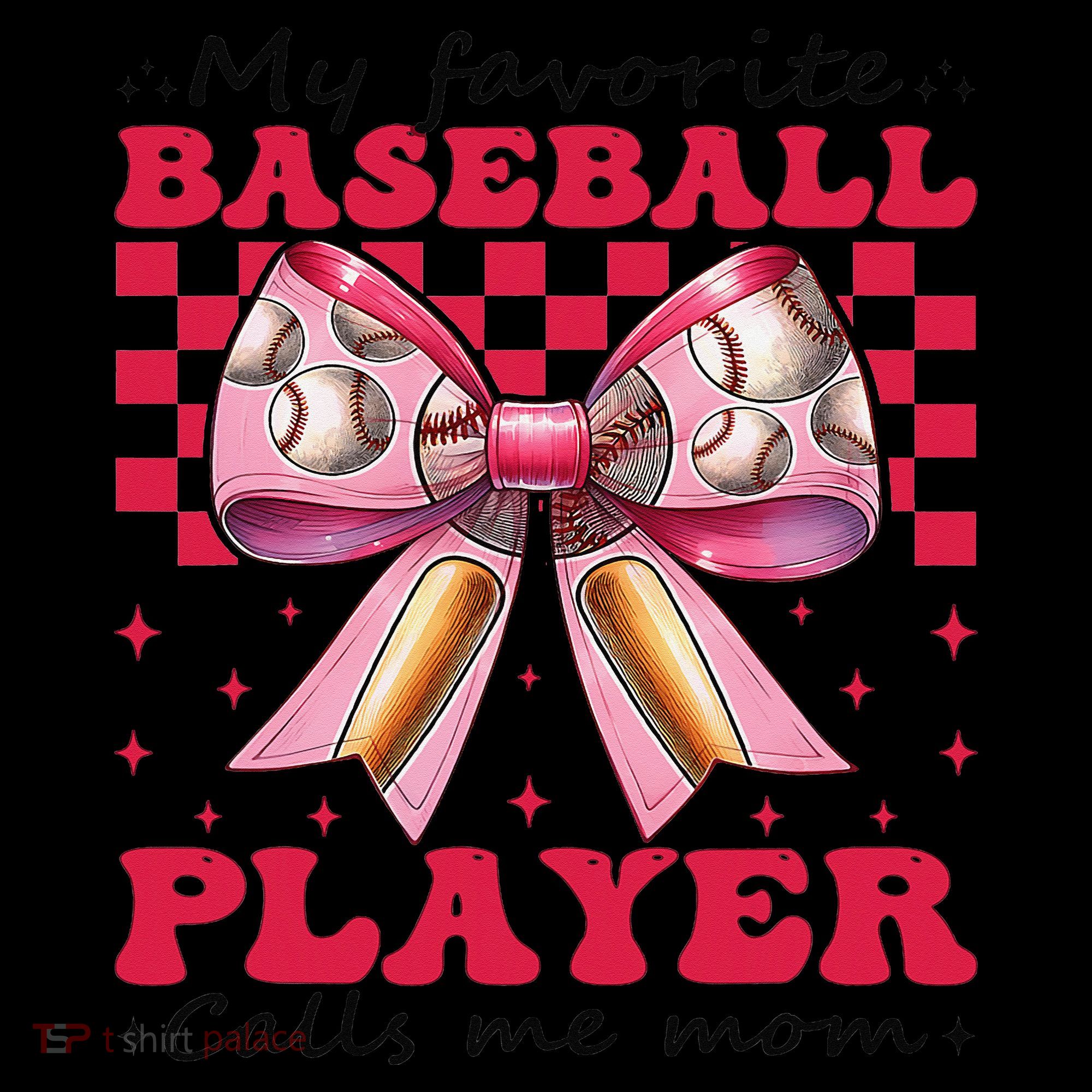 Favorite Baseball Player Calls Me Mom Mothers Day Coquette Coffee Mug