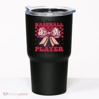 Favorite Baseball Player Calls Me Mom Mothers Day Coquette Tumbler thumb 0