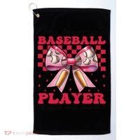 Favorite Baseball Player Calls Me Mom Mothers Day Coquette Golf Towel thumb 0