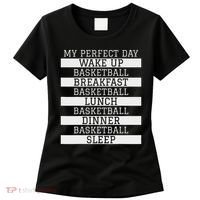 Funny Basketball Player Gift 'my Perfect Day' Basketball Women's T-Shirt thumb 0