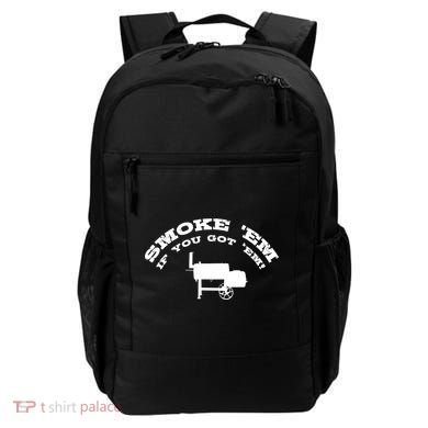 Funny Bbq Pit Offset Smoker Accessory Pitmaster Sweagift Backpack