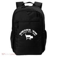 Funny Bbq Pit Offset Smoker Accessory Pitmaster Sweagift Backpack thumb 0