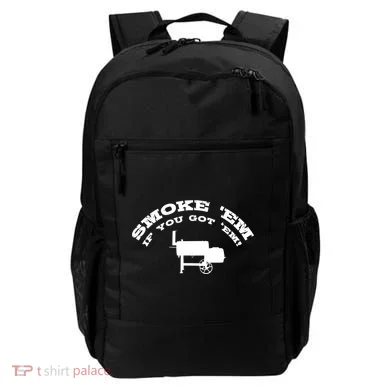 Funny Bbq Pit Offset Smoker Accessory Pitmaster Sweagift Backpack