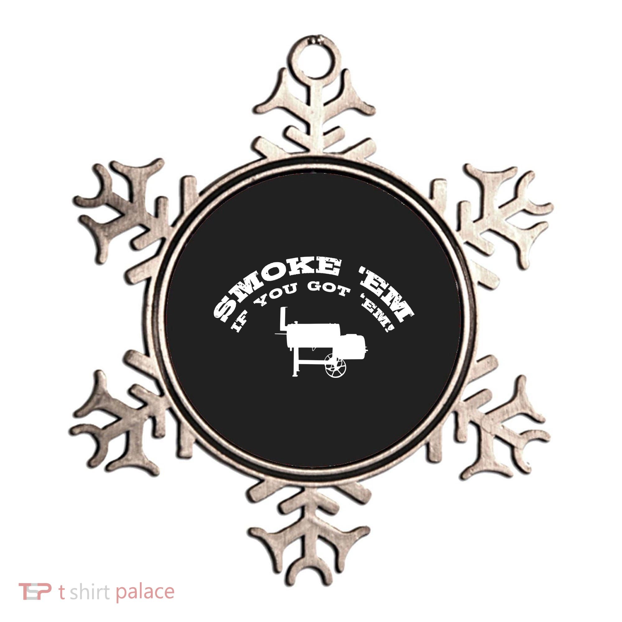 Funny Bbq Pit Offset Smoker Accessory Pitmaster Sweagift Ornament