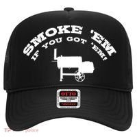 Funny Bbq Pit Offset Smoker Accessory Pitmaster Sweagift Hat thumb 0