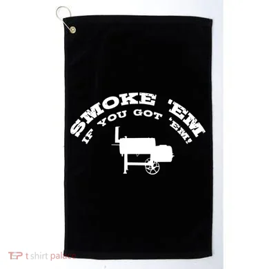 Funny Bbq Pit Offset Smoker Accessory Pitmaster Sweagift Golf Towel