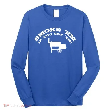 Funny Bbq Pit Offset Smoker Accessory Pitmaster Sweagift Long Sleeve Shirt