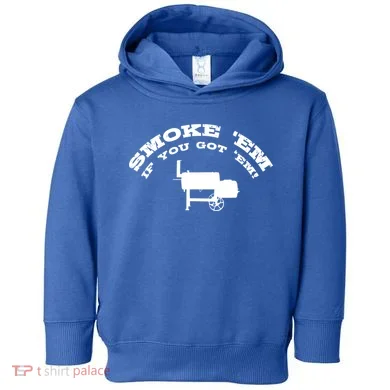 Funny Bbq Pit Offset Smoker Accessory Pitmaster Sweagift Toddler Hoodie
