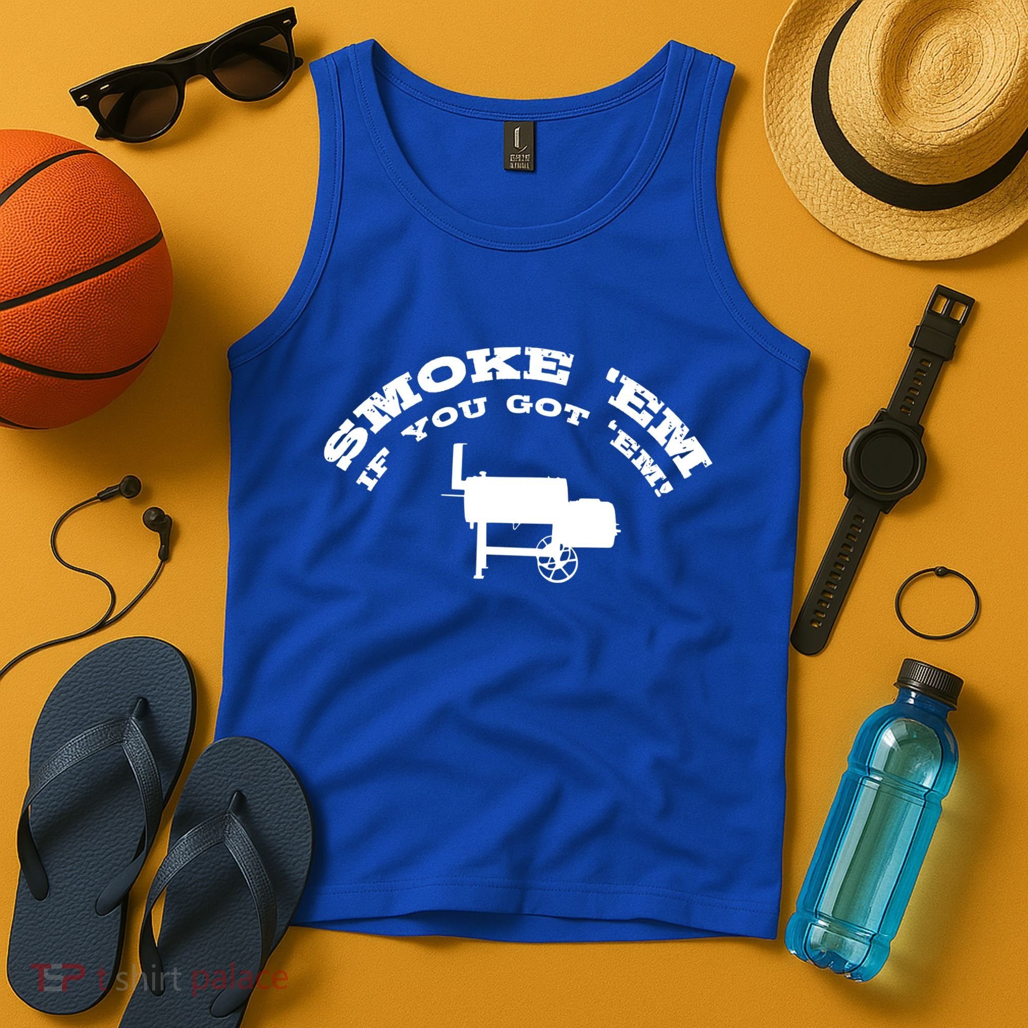 Funny Bbq Pit Offset Smoker Accessory Pitmaster Sweagift Tank Top