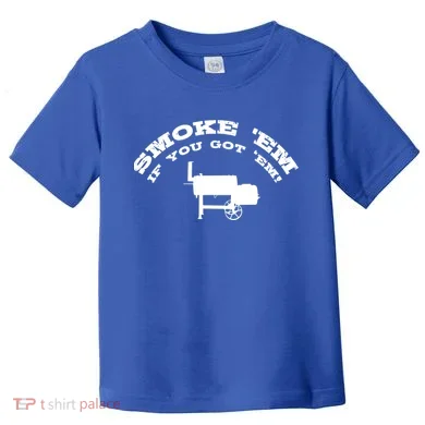 Funny Bbq Pit Offset Smoker Accessory Pitmaster Sweagift Toddler T-Shirt