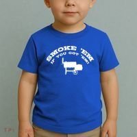 Funny Bbq Pit Offset Smoker Accessory Pitmaster Sweagift Toddler T-Shirt thumb 2