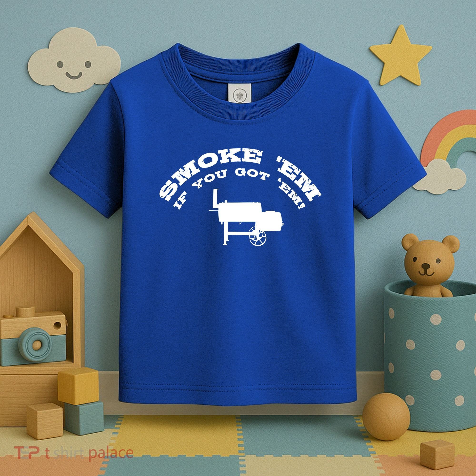 Funny Bbq Pit Offset Smoker Accessory Pitmaster Sweagift Toddler T-Shirt