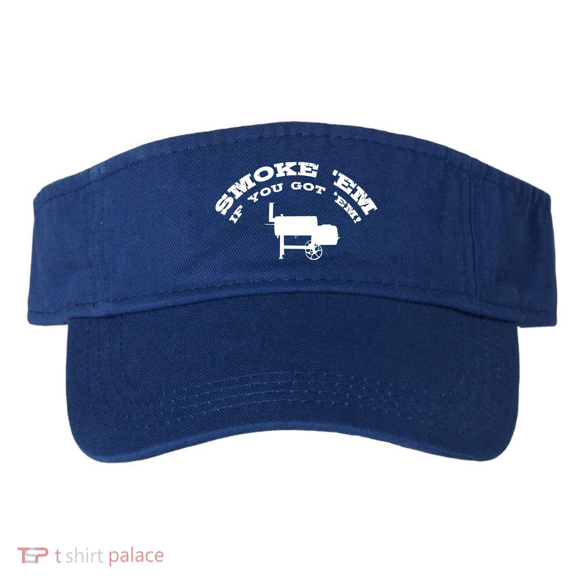 Funny Bbq Pit Offset Smoker Accessory Pitmaster Sweagift Visor