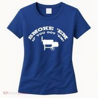 Funny Bbq Pit Offset Smoker Accessory Pitmaster Sweagift Women's T-Shirt thumb 0
