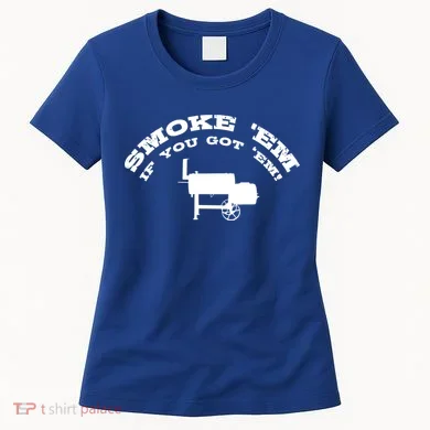 Funny Bbq Pit Offset Smoker Accessory Pitmaster Sweagift Women's T-Shirt