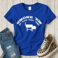 Funny Bbq Pit Offset Smoker Accessory Pitmaster Sweagift Women's T-Shirt thumb 3