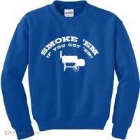 Funny Bbq Pit Offset Smoker Accessory Pitmaster Sweagift Kids Sweatshirt thumb 0