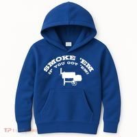 Funny Bbq Pit Offset Smoker Accessory Pitmaster Sweagift Kids Hoodie thumb 0