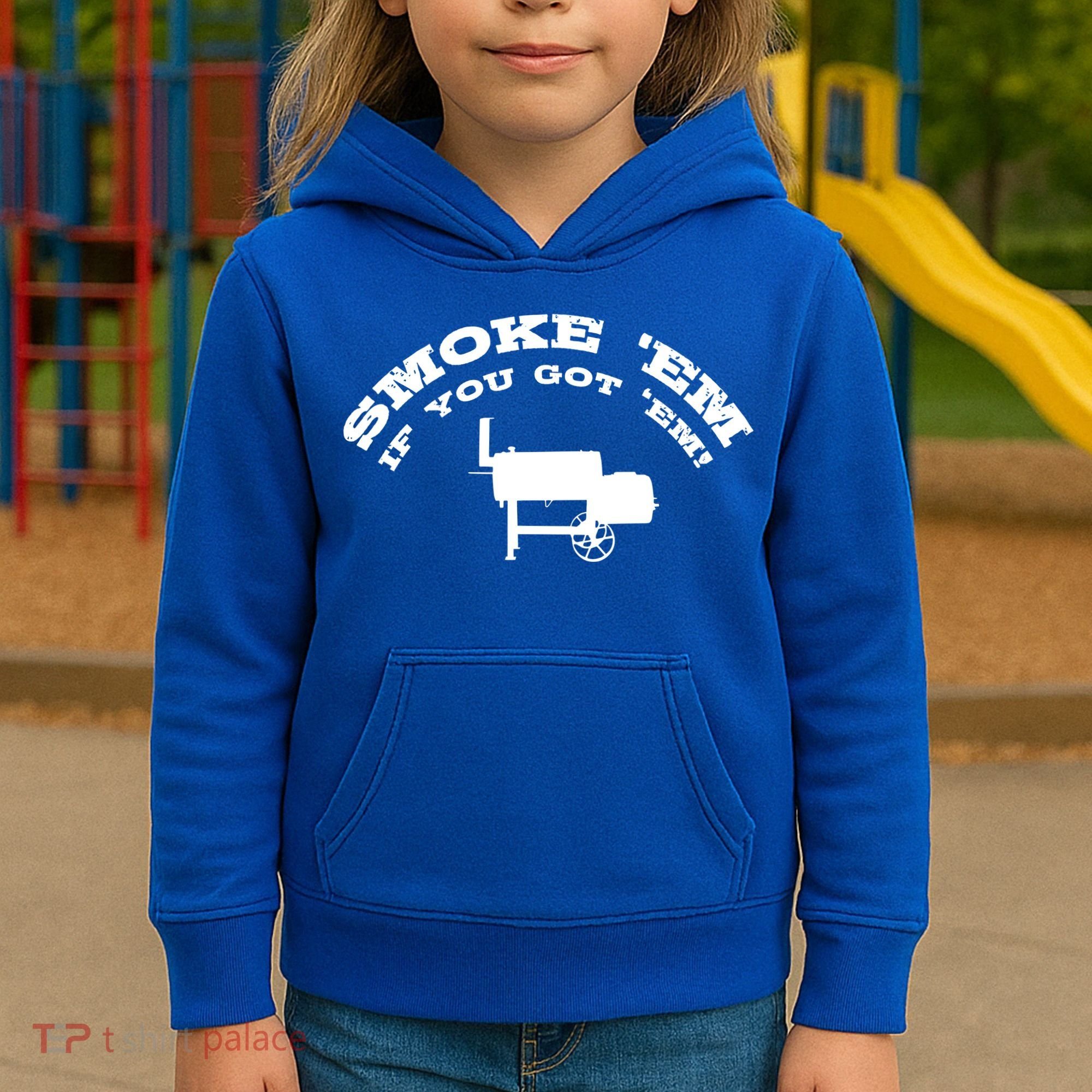 Funny Bbq Pit Offset Smoker Accessory Pitmaster Sweagift Kids Hoodie