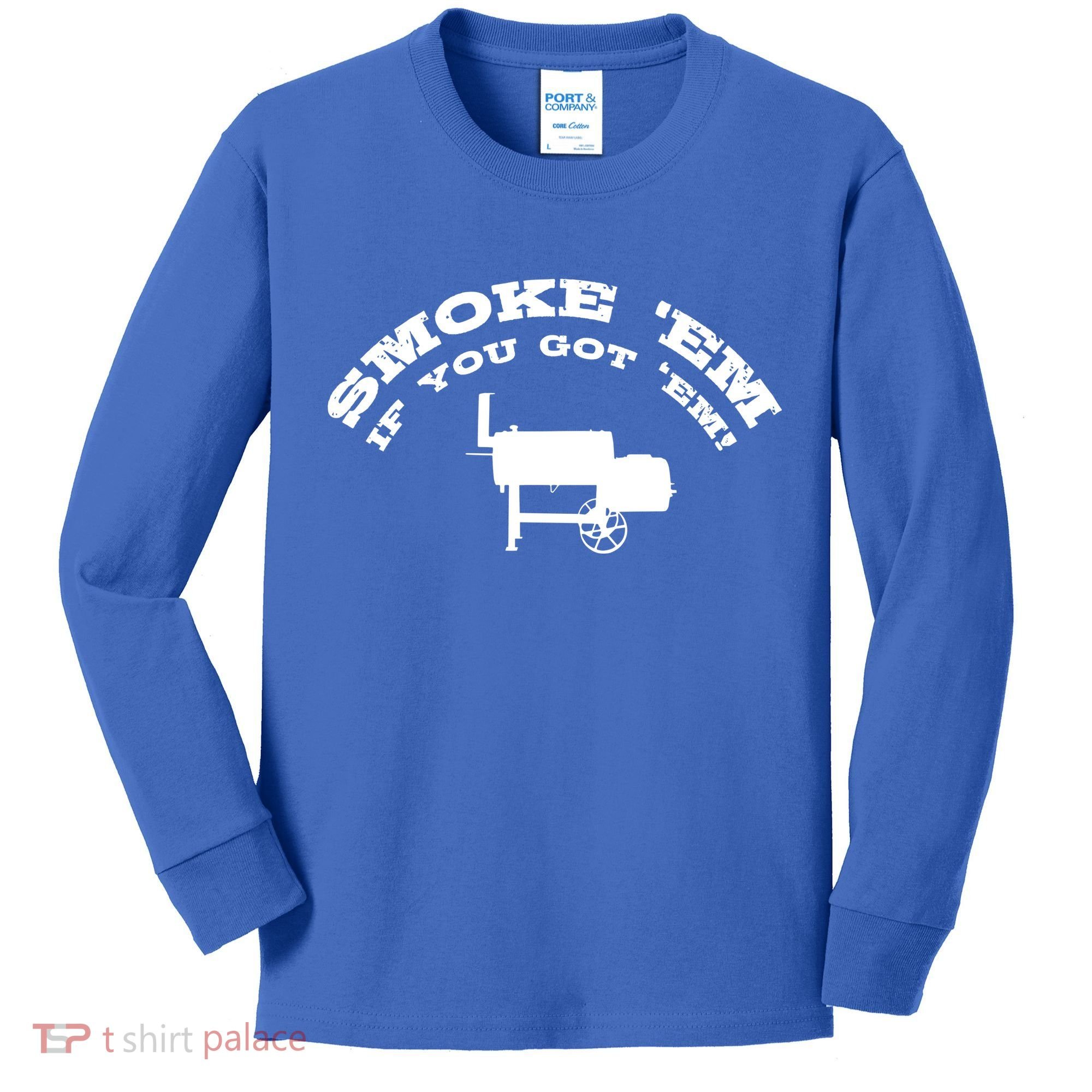 Funny Bbq Pit Offset Smoker Accessory Pitmaster Sweagift Kids Long Sleeve Shirt