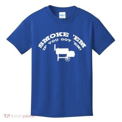 Funny Bbq Pit Offset Smoker Accessory Pitmaster Sweagift Kids T-Shirt