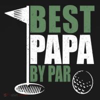 Funny Best Papa By Par FatherS Day Golf Dad Grandpa Gift Cute Gift USA-Made Doggie Bandana thumb 2