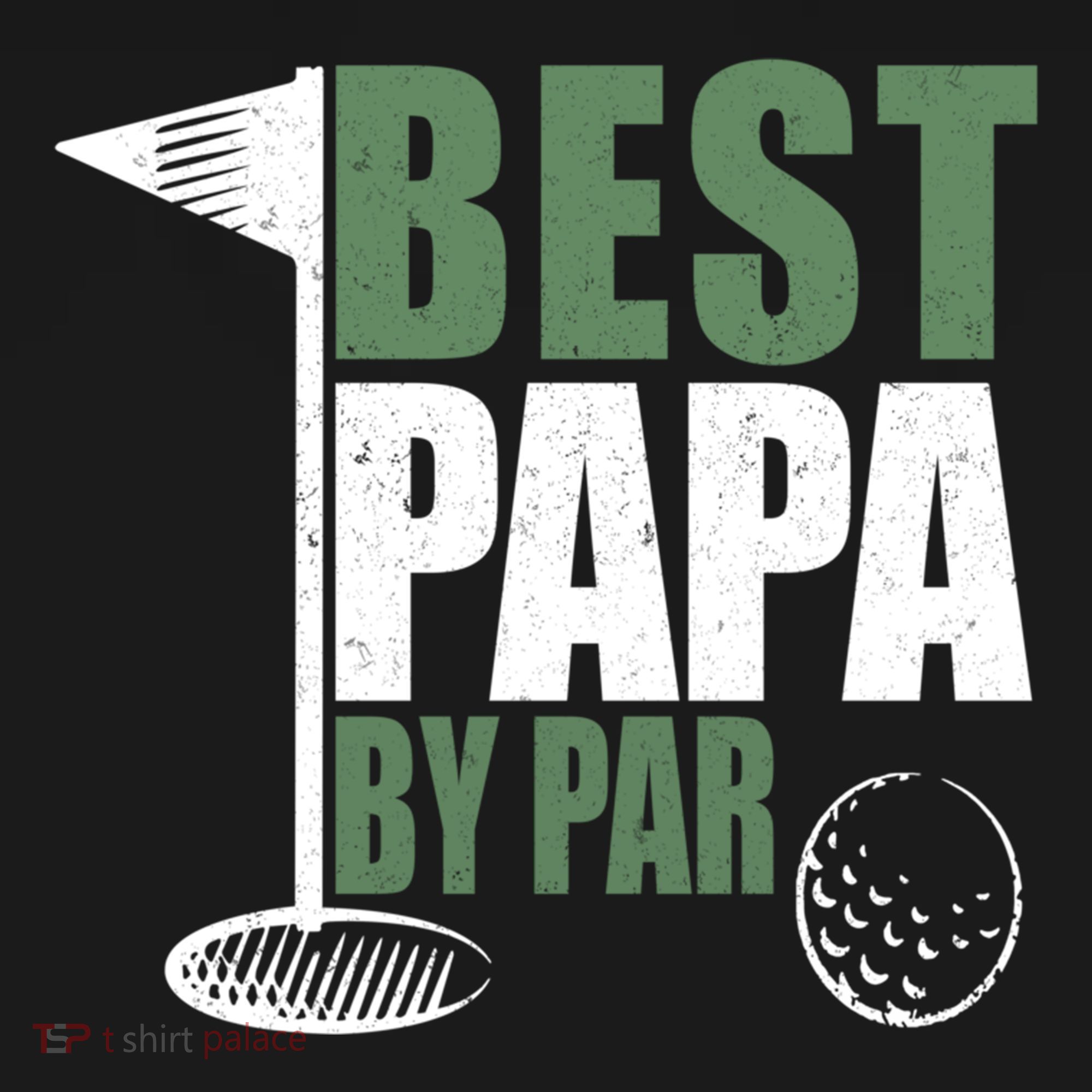 Funny Best Papa By Par FatherS Day Golf Dad Grandpa Gift Cute Gift USA-Made Doggie Bandana