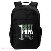 Funny Best Papa By Par FatherS Day Golf Dad Grandpa Gift Cute Gift Backpack thumb 0