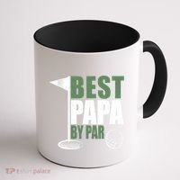 Funny Best Papa By Par FatherS Day Golf Dad Grandpa Gift Cute Gift Coffee Mug thumb 1
