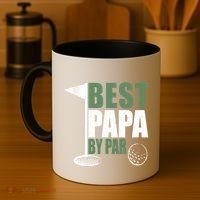 Funny Best Papa By Par FatherS Day Golf Dad Grandpa Gift Cute Gift Coffee Mug thumb 4