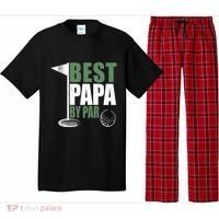 Funny Best Papa By Par FatherS Day Golf Dad Grandpa Gift Cute Gift Pajama Set thumb 0