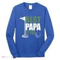 Funny Best Papa By Par FatherS Day Golf Dad Grandpa Gift Cute Gift Long Sleeve Shirt thumb 0