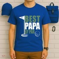 Funny Best Papa By Par FatherS Day Golf Dad Grandpa Gift Cute Gift T-Shirt thumb 6