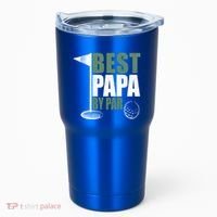 Funny Best Papa By Par FatherS Day Golf Dad Grandpa Gift Cute Gift Tumbler thumb 0