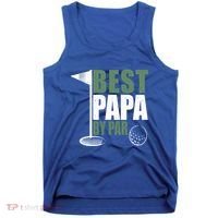 Funny Best Papa By Par FatherS Day Golf Dad Grandpa Gift Cute Gift Tank Top thumb 0