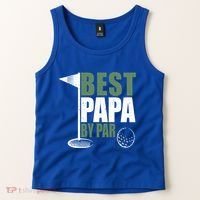 Funny Best Papa By Par FatherS Day Golf Dad Grandpa Gift Cute Gift Tank Top thumb 2