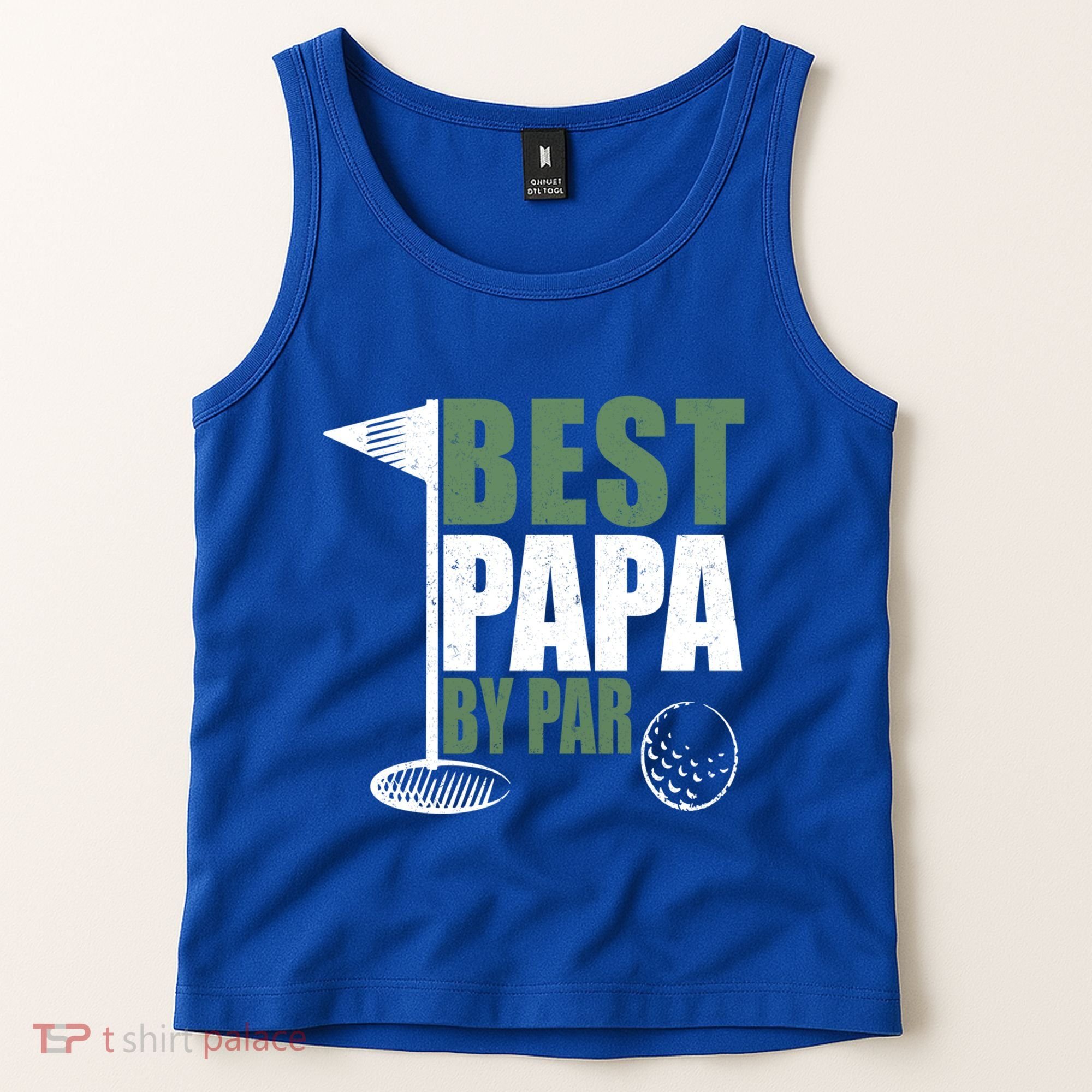 Funny Best Papa By Par FatherS Day Golf Dad Grandpa Gift Cute Gift Tank Top