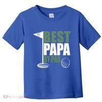 Funny Best Papa By Par FatherS Day Golf Dad Grandpa Gift Cute Gift Toddler T-Shirt thumb 0