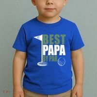 Funny Best Papa By Par FatherS Day Golf Dad Grandpa Gift Cute Gift Toddler T-Shirt thumb 2