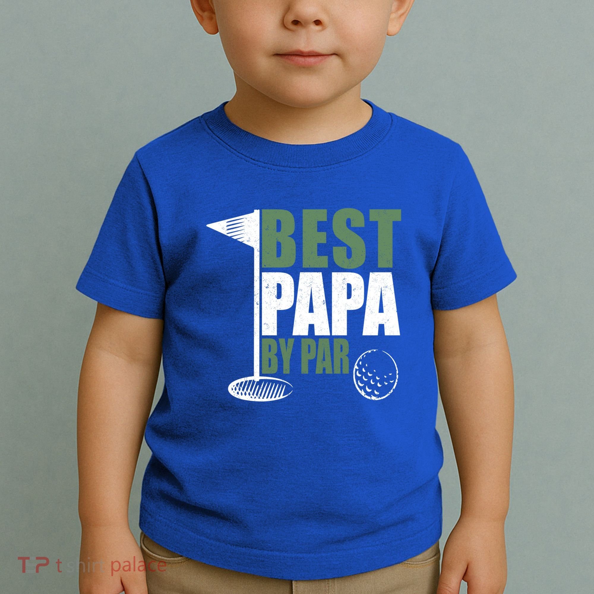 Funny Best Papa By Par FatherS Day Golf Dad Grandpa Gift Cute Gift Toddler T-Shirt