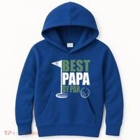 Funny Best Papa By Par FatherS Day Golf Dad Grandpa Gift Cute Gift Kids Hoodie thumb 0
