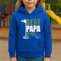 Funny Best Papa By Par FatherS Day Golf Dad Grandpa Gift Cute Gift Kids Hoodie thumb 3